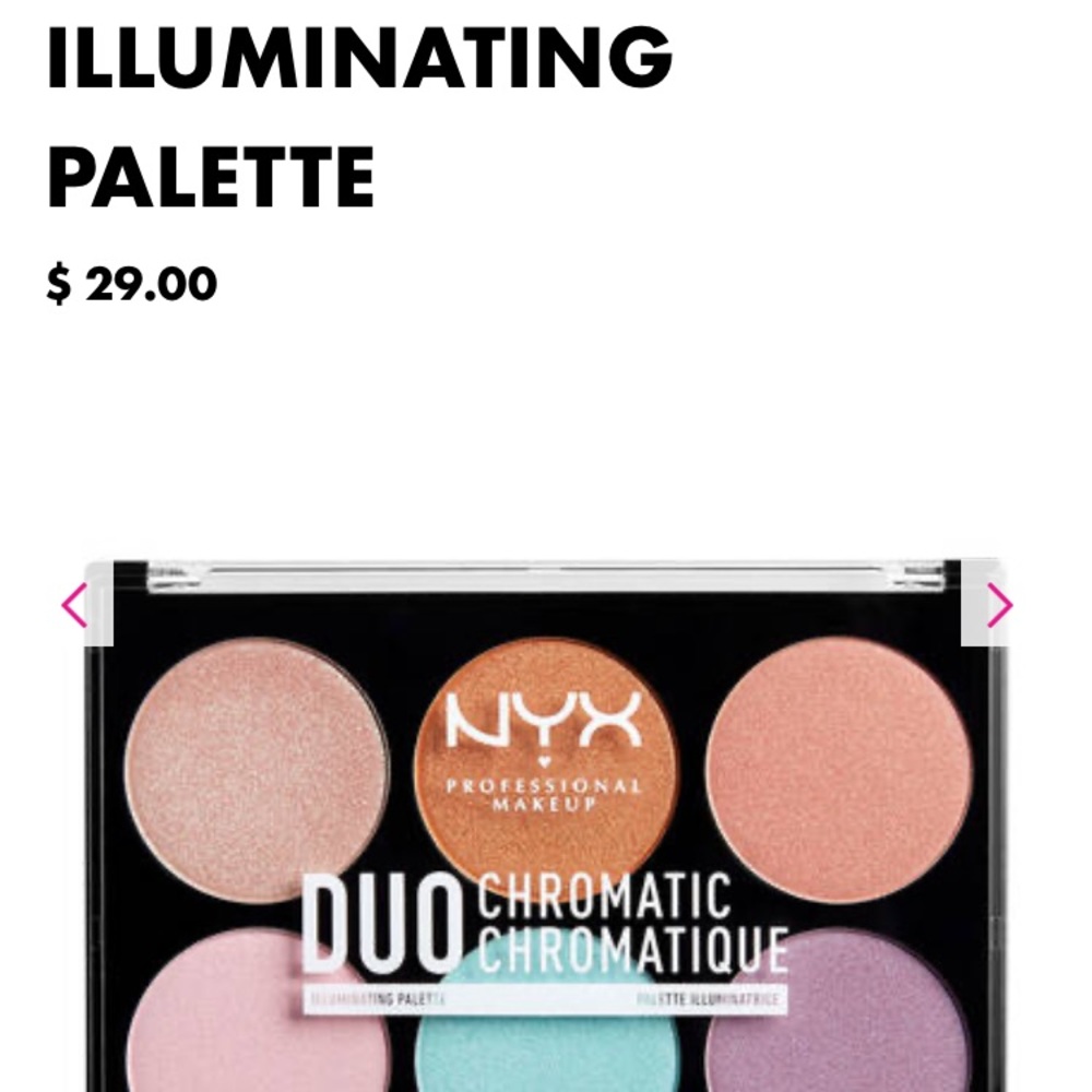 NYX Duo Chromatic Illuminating Palette